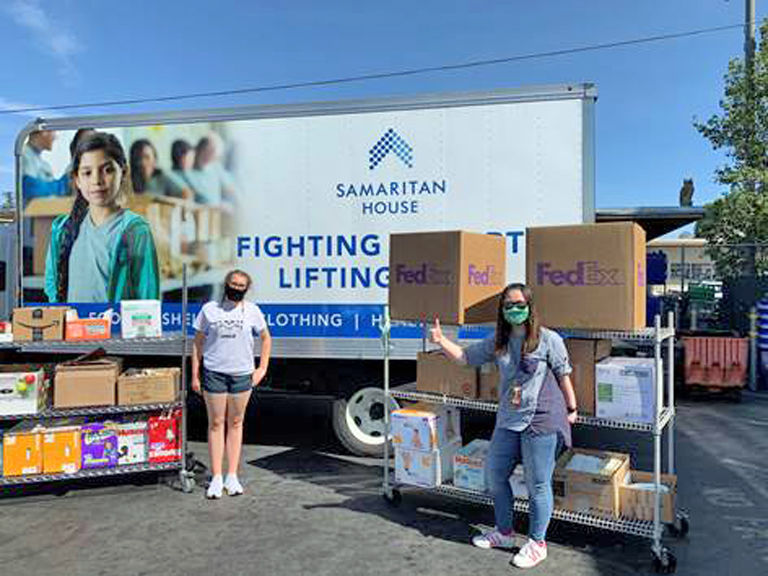 Maddie Mitchell Samaritan House donation